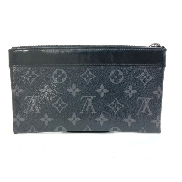 LOUIS VUITTON M44323 Monogram Eclipse Pochette Discovery PM Smartphone Case - Picture 2 of 10